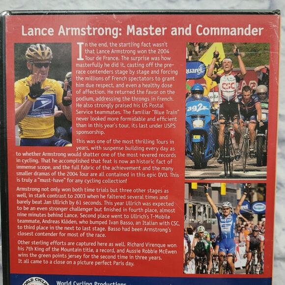 Sealed 2004 Tour de France Lance Armstrong Special Collectors Edition DVD - Picture 5 of 8